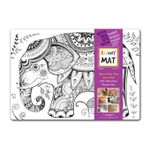 Plansa Funny Mat - Elefant + Set cadou instrumente de colorat fotografia produsului View 2 S
