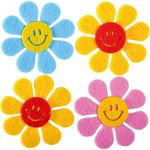Set flori smiley din fetru fotografia produsului
