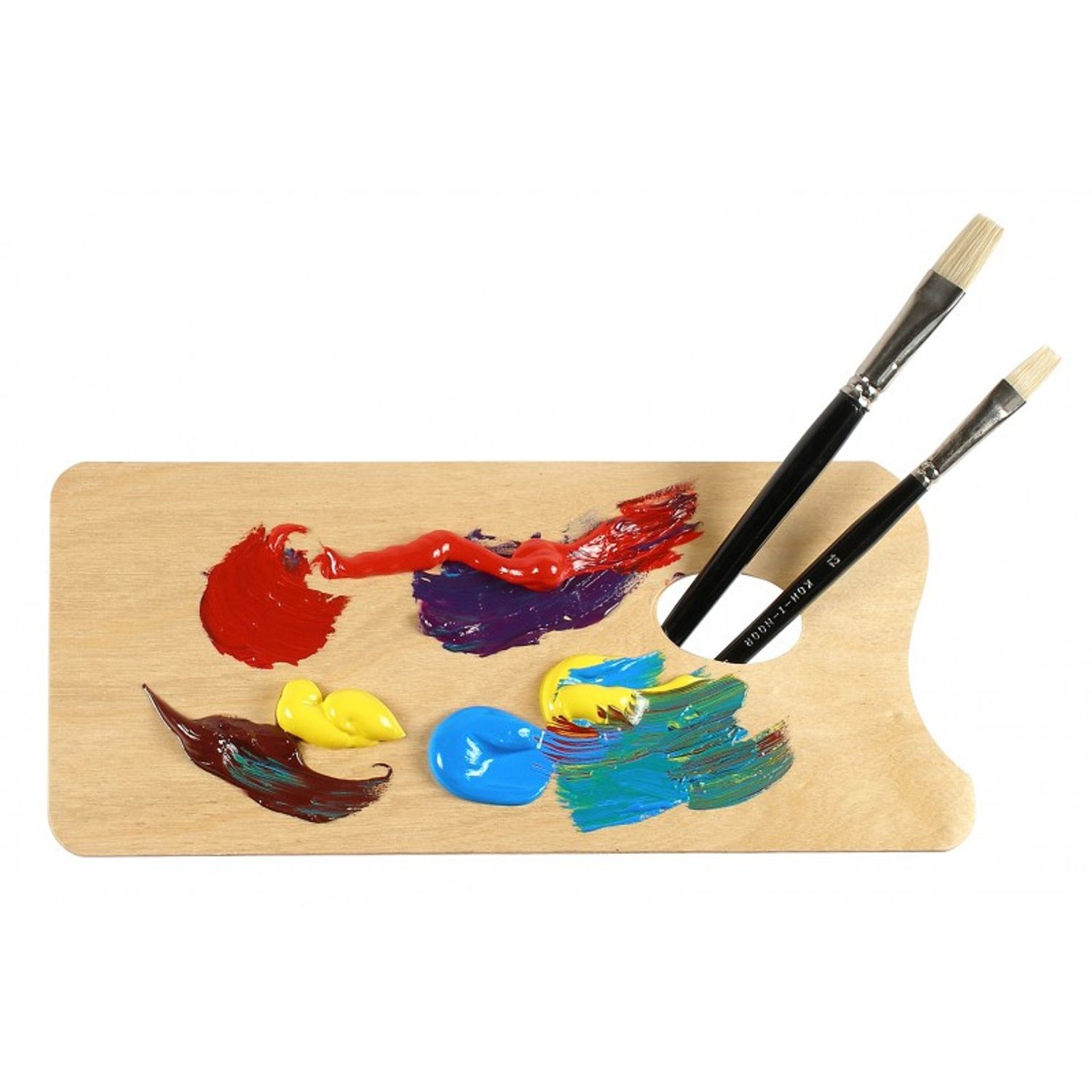Paleta pictura din lemn fotografia produsului