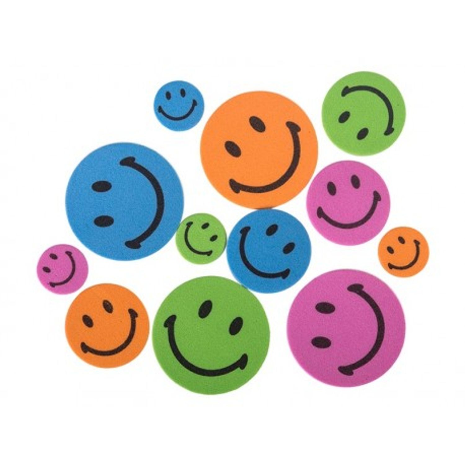 Set smiley din spuma autoadeziva, carton buretat,J137314 fotografia produsului