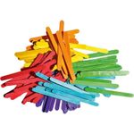 Set baghete lemn colorate, 100 bucati fotografia produsului