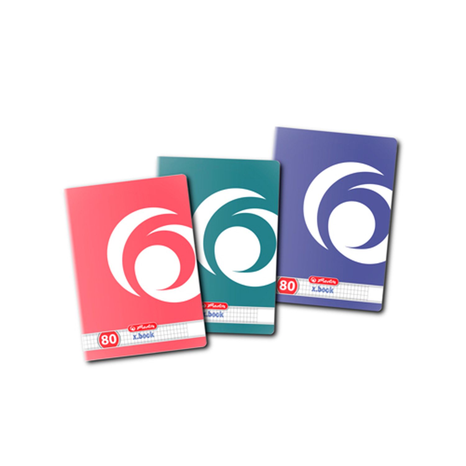 Caiet matematica, format A5, 80 file, albastru, herlitz fotografia produsului View 2 L