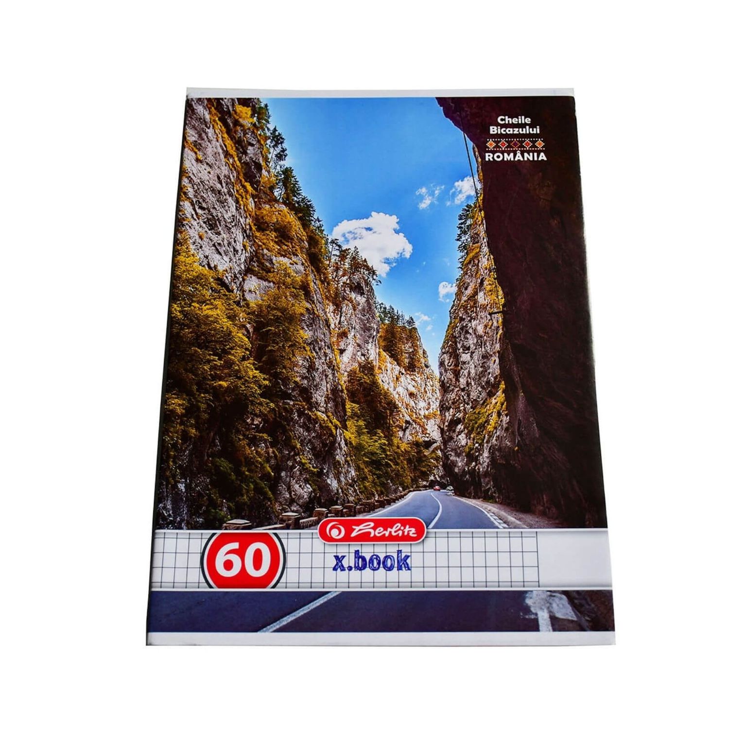 Caiet matematica, format A4, 60 file, Romania, Cheile Bicazului, Herlitz fotografia produsului