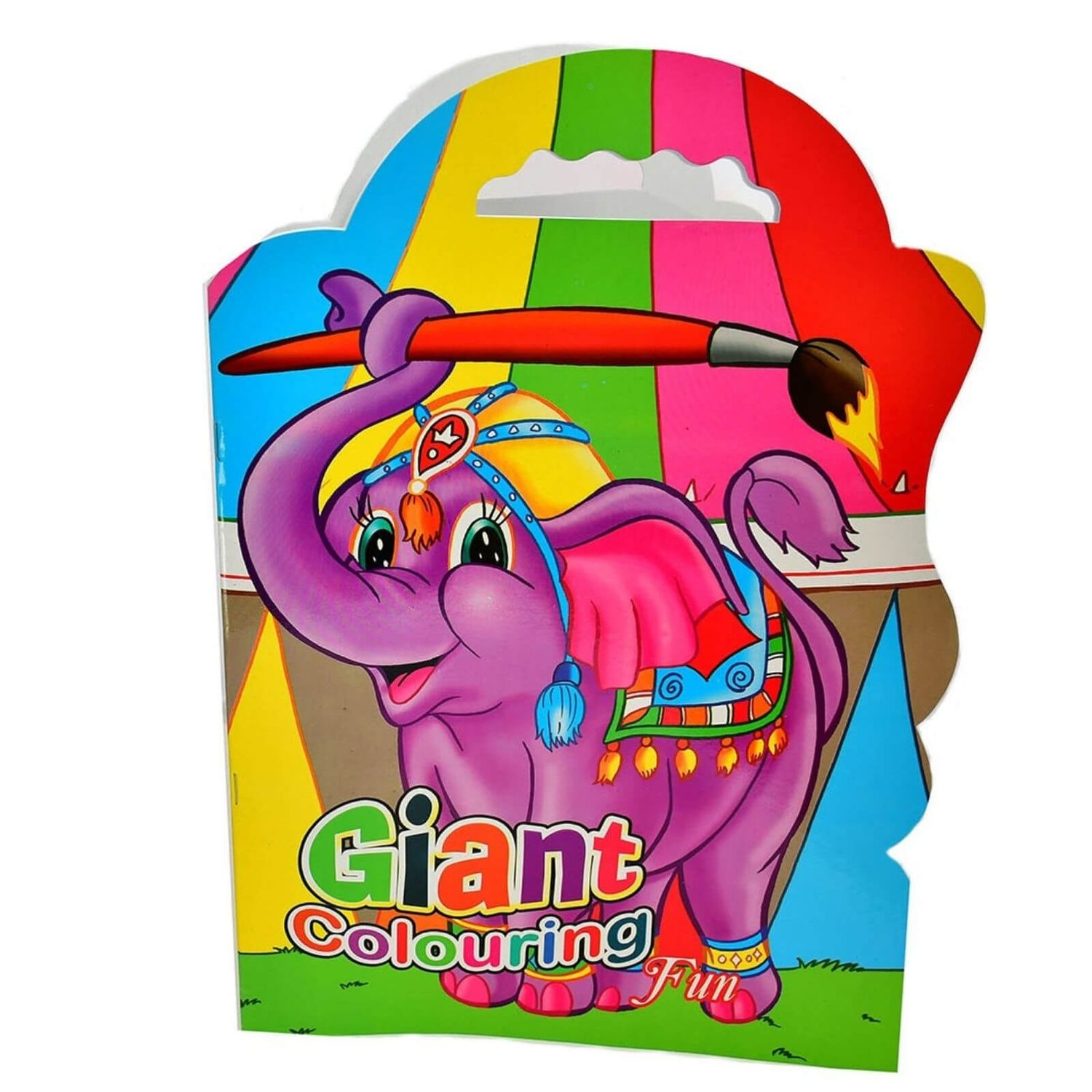 Carte de colorat, format A3, 8 pagini, coperta Elefant fotografia produsului