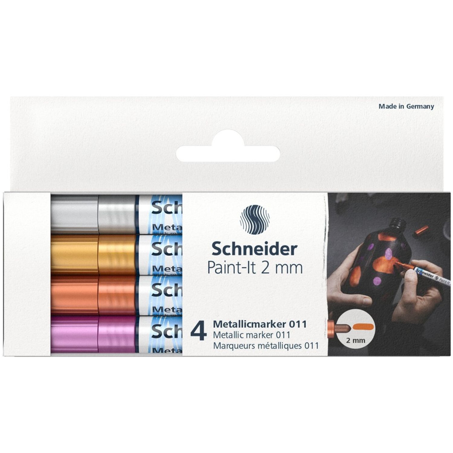 Marker metalic Paint-It 011 2 mm Set 1 fotografia produsului