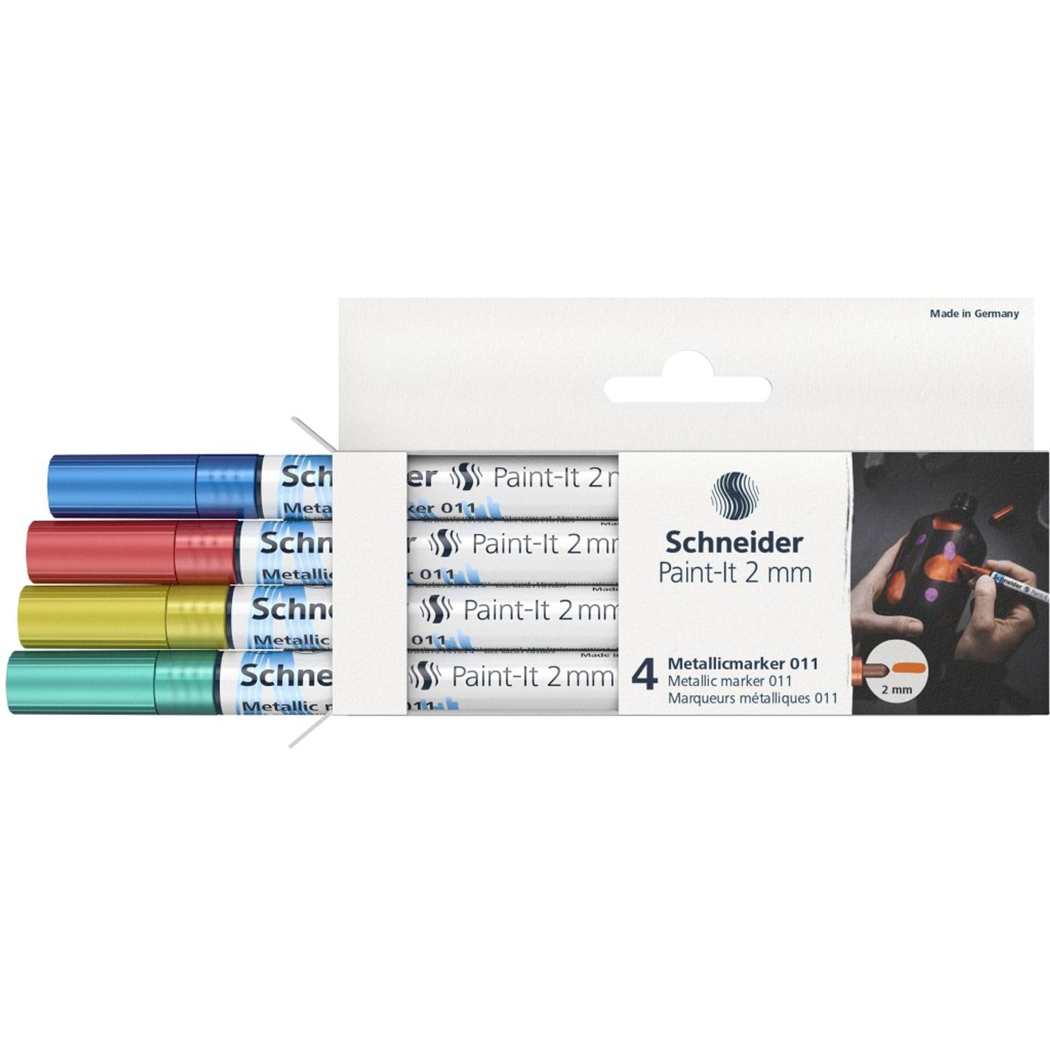 Marker metalic Paint-It 011 2 mm Set 2 fotografia produsului View 2 L