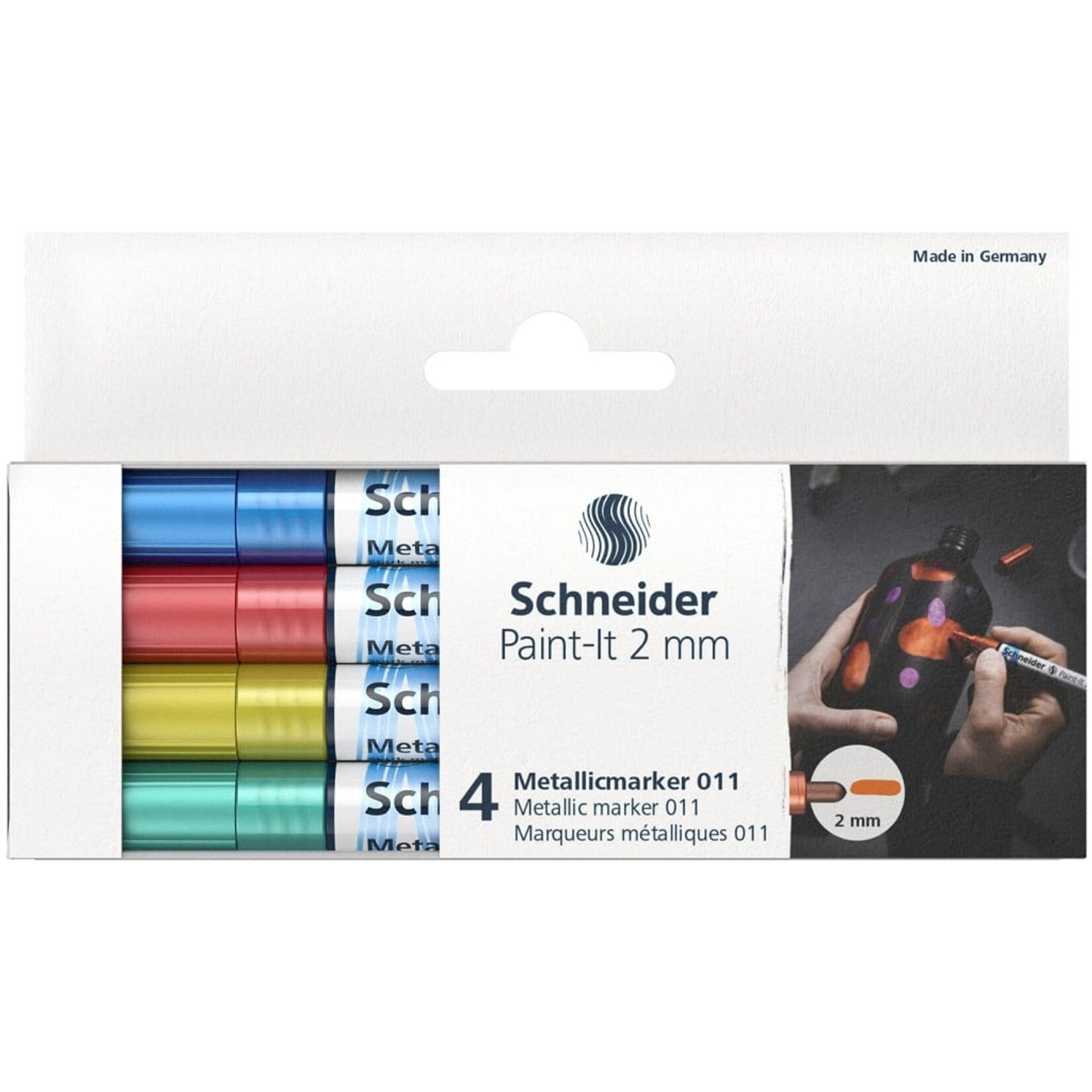 Marker metalic Paint-It 011 2 mm Set 2 fotografia produsului