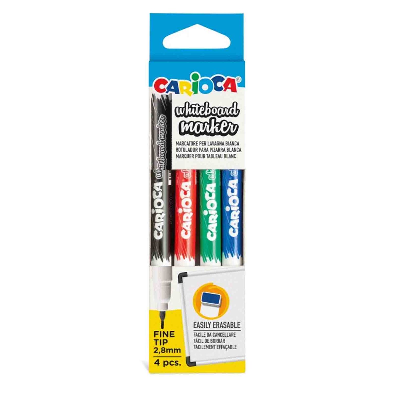 Marker pentru whiteboard Carioca 4 buc / set fotografia produsului