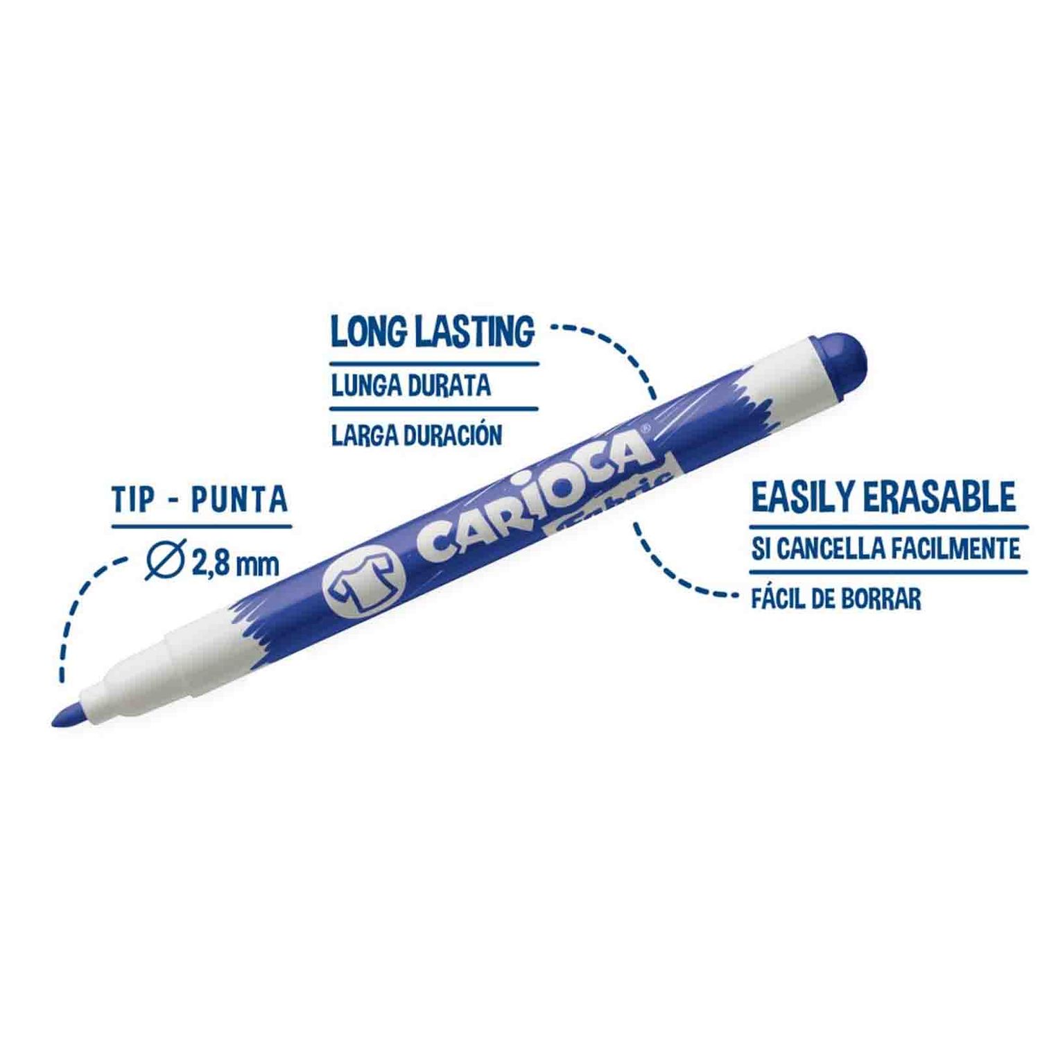Marker pentru whiteboard Carioca 4 buc / set fotografia produsului View 2 L