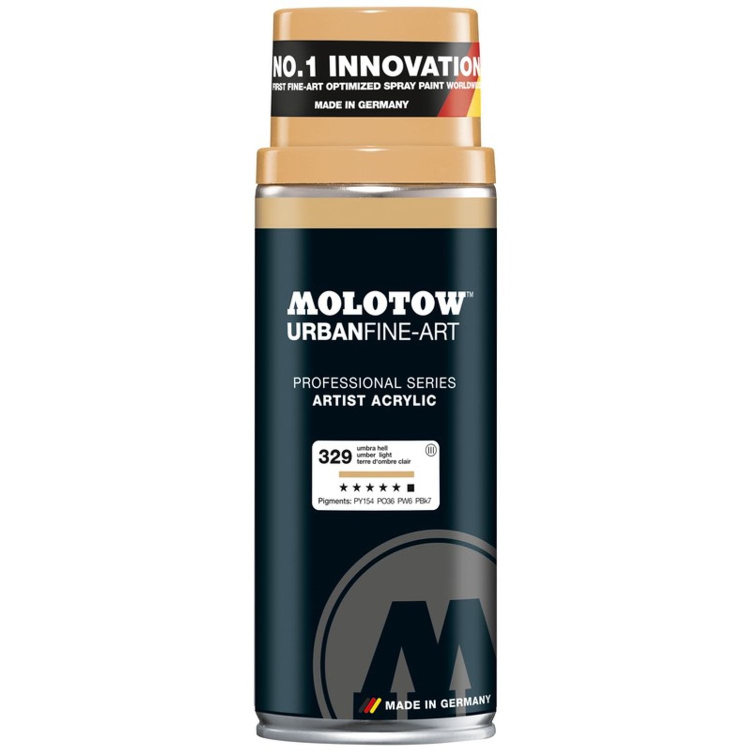 Spray acrilic UFA Artist Molotow 400ml umber light fotografia produsului