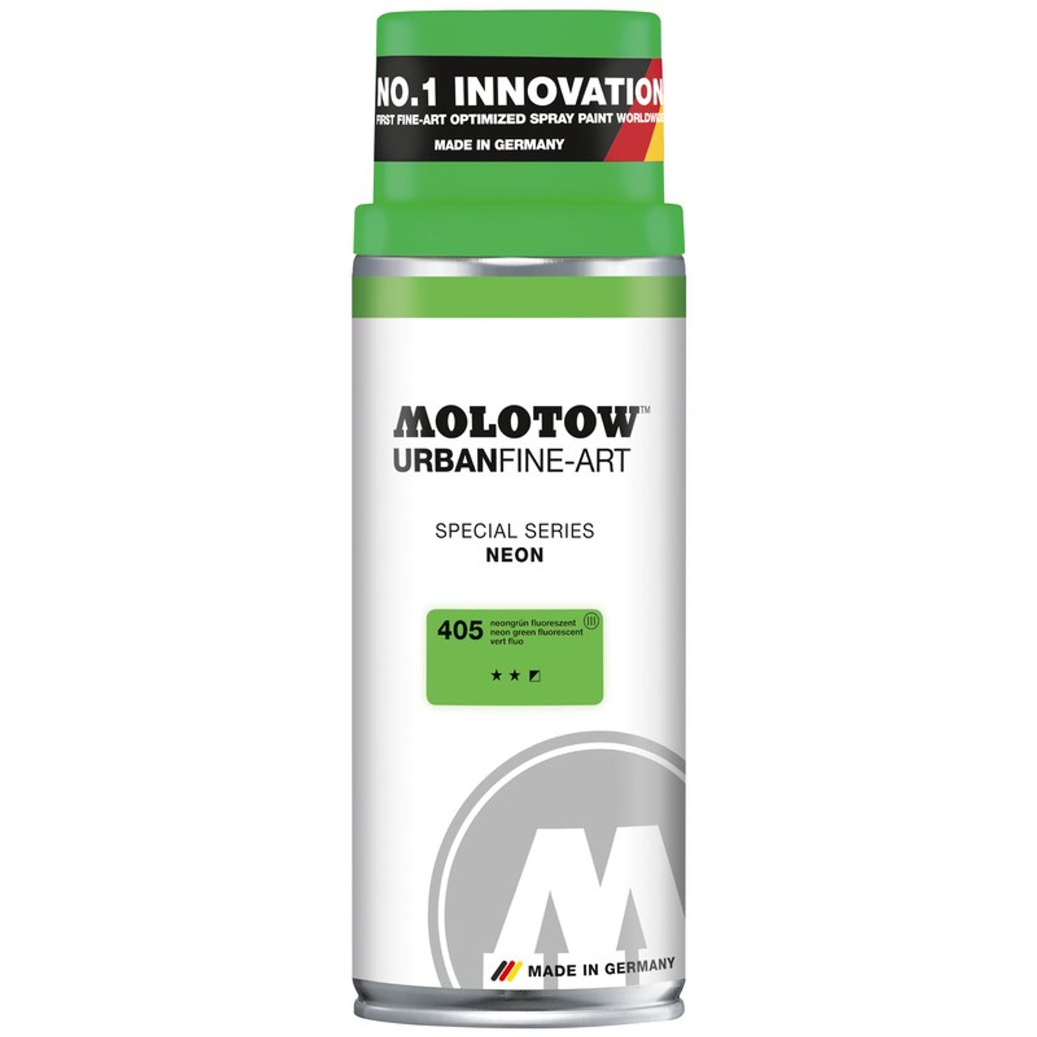 Spray UFA Neon Molotow 400ml neon green fotografia produsului