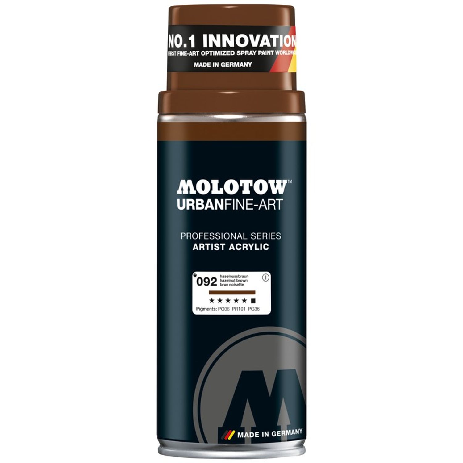 Spray acrilic UFA Artist Molotow 400ml hazelnut brown fotografia produsului