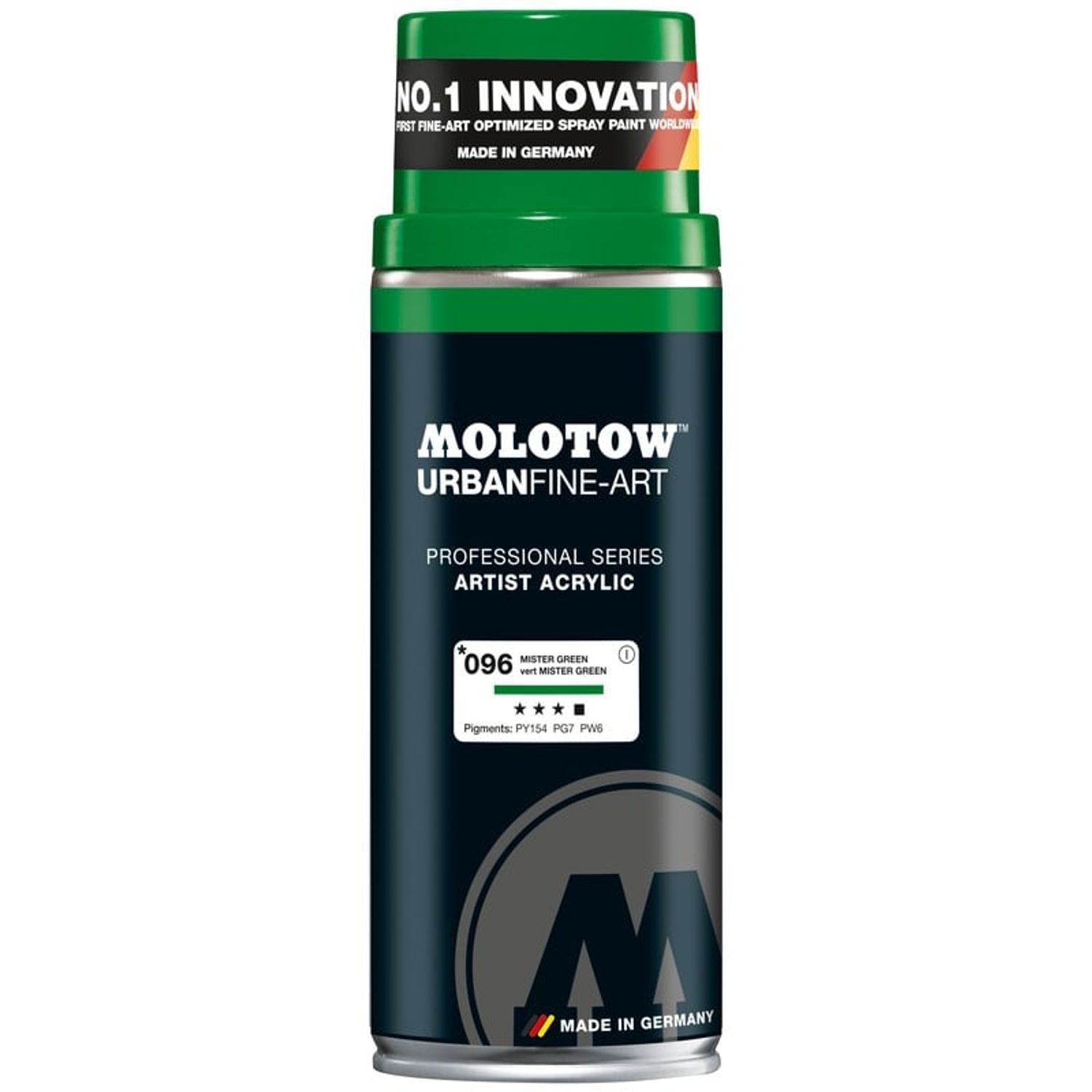 Spray acrilic UFA Artist Molotow 400ml mister green fotografia produsului