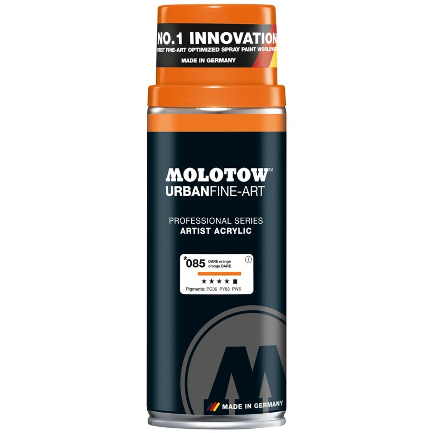 Spray acrilic UFA Artist Molotow 400ml DARE orange fotografia produsului