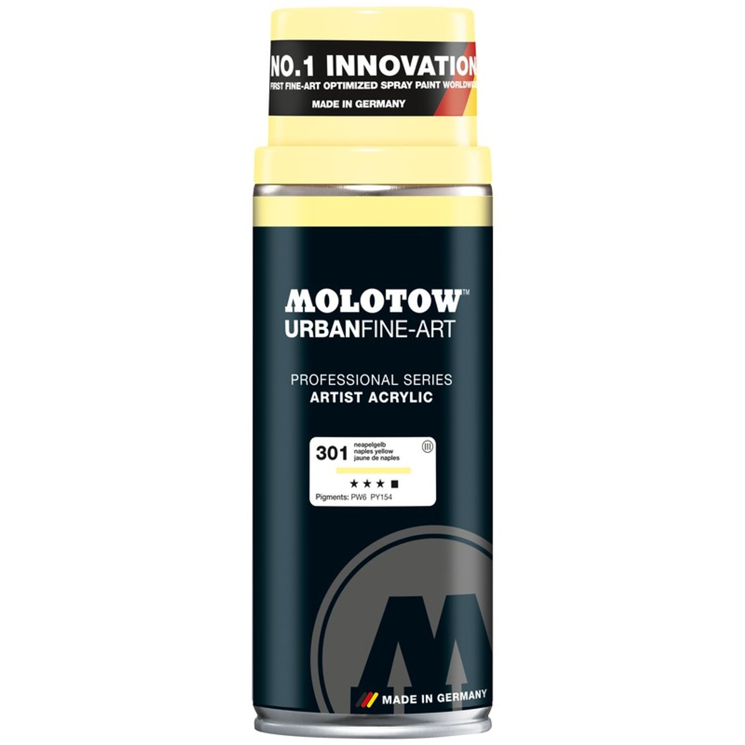 Spray acrilic UFA Artist Molotow 400ml naples yellow fotografia produsului