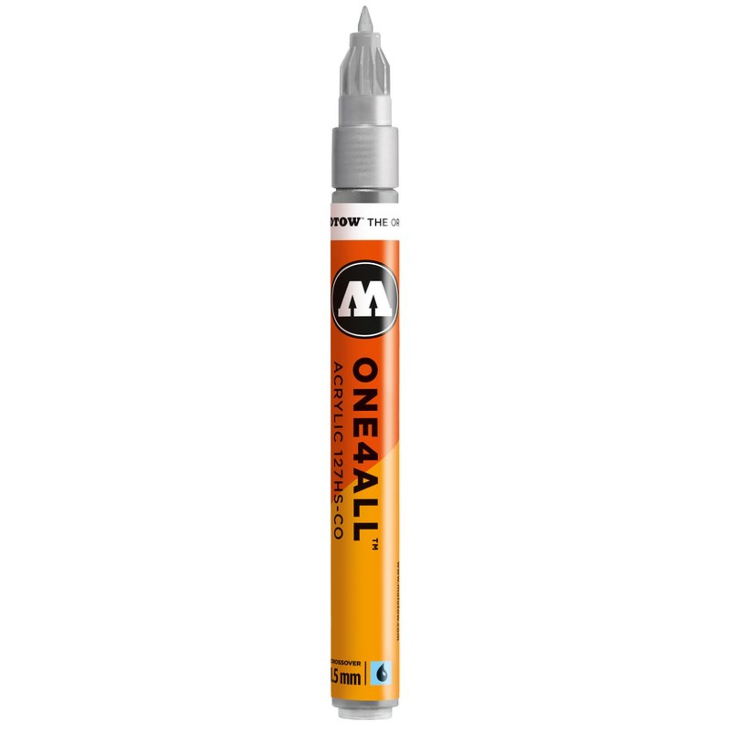Marker acrilic Molotow One4All127HS-CO1,5mm metallic silver fotografia produsului