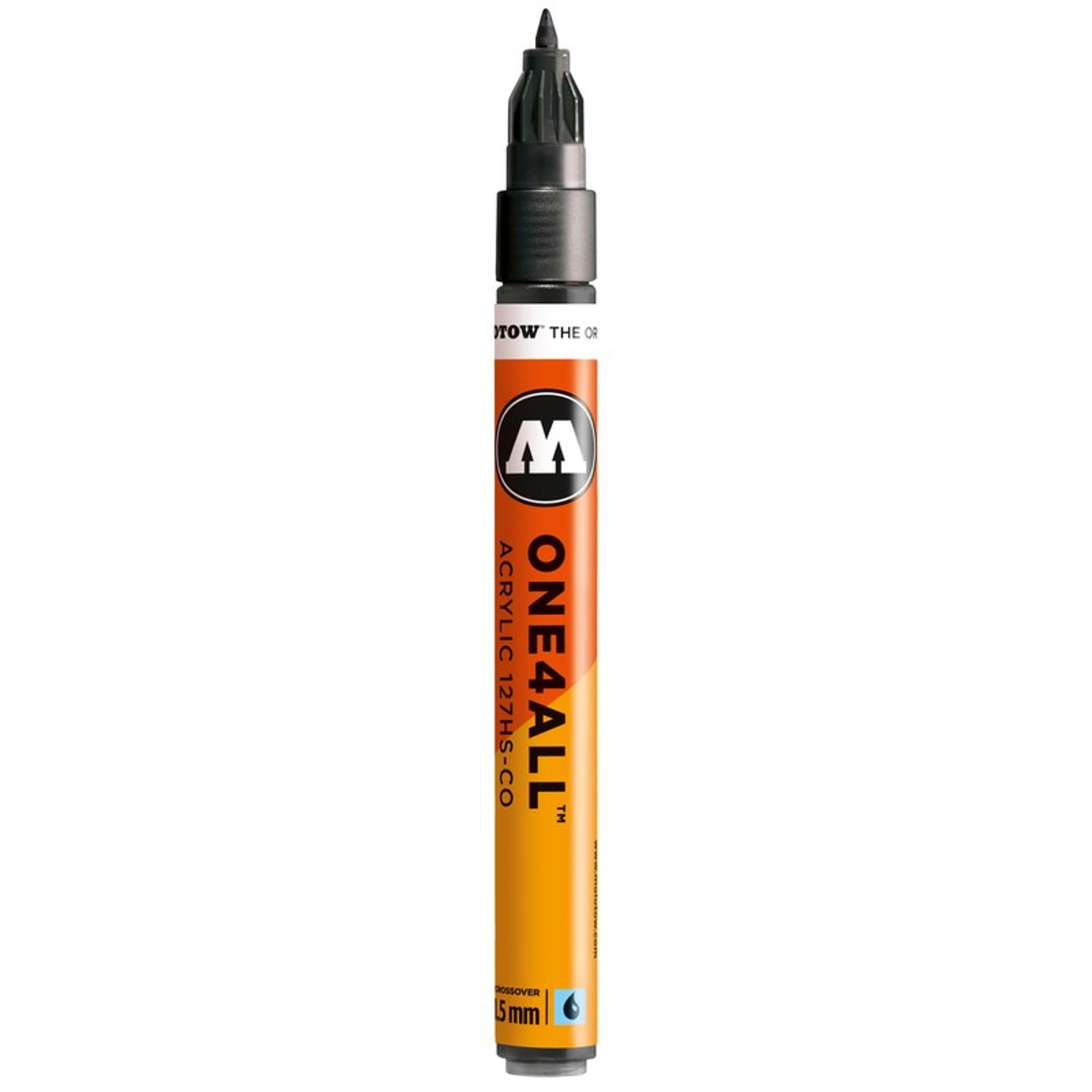Marker acrilic Molotow One4All127HS-CO1,5mm metallic black fotografia produsului