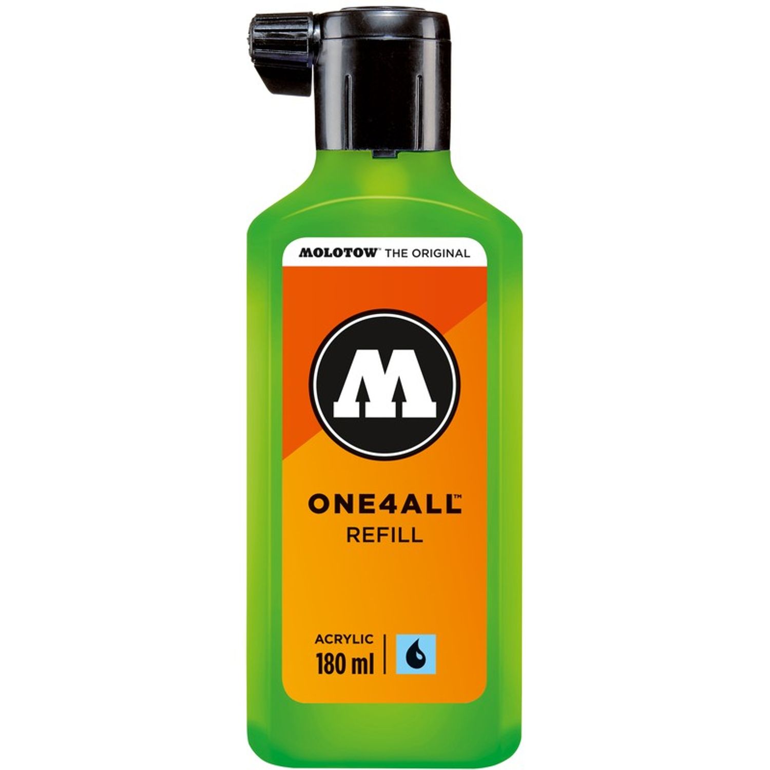 Rezerva Molotow One4All 180 ml neon green fluorescent fotografia produsului