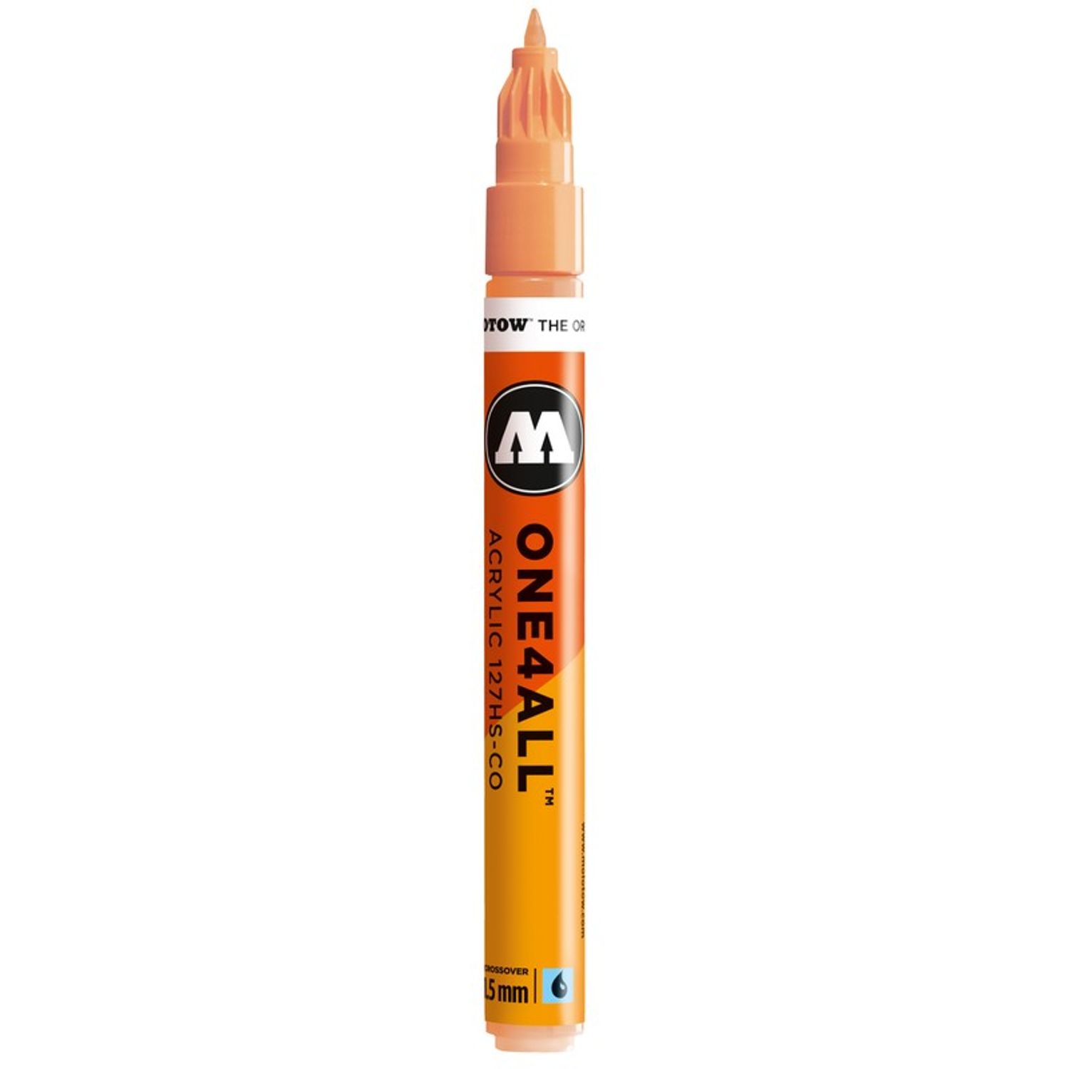 Marker acrilic Molotow One4All127HS-CO1,5mm peach pastel fotografia produsului