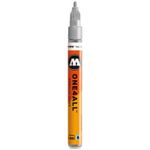 Marker acrilic Molotow One4All 127HS 2mm metallic silver fotografia produsului