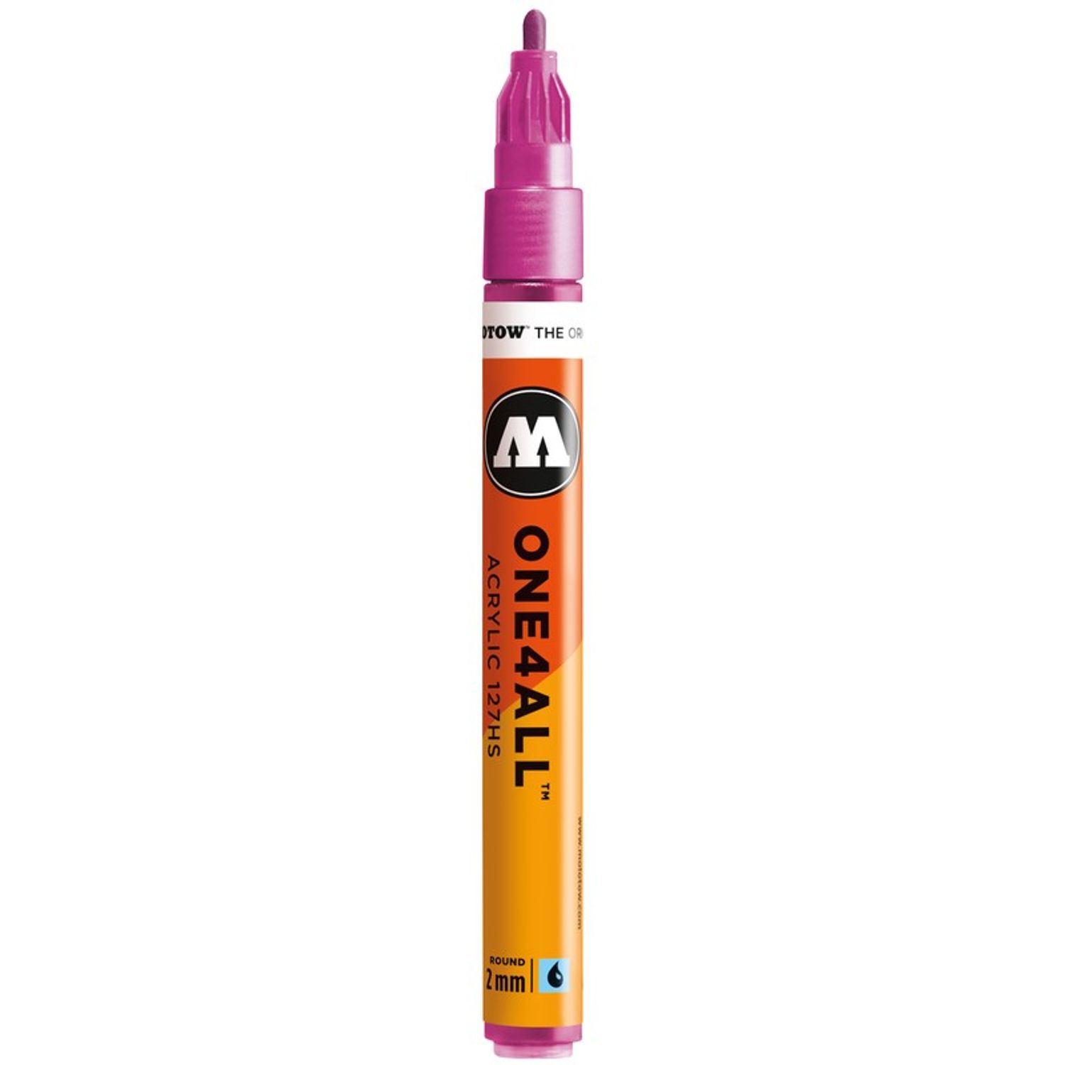 Marker acrilic Molotow One4All 127HS 2mm metallic pink fotografia produsului