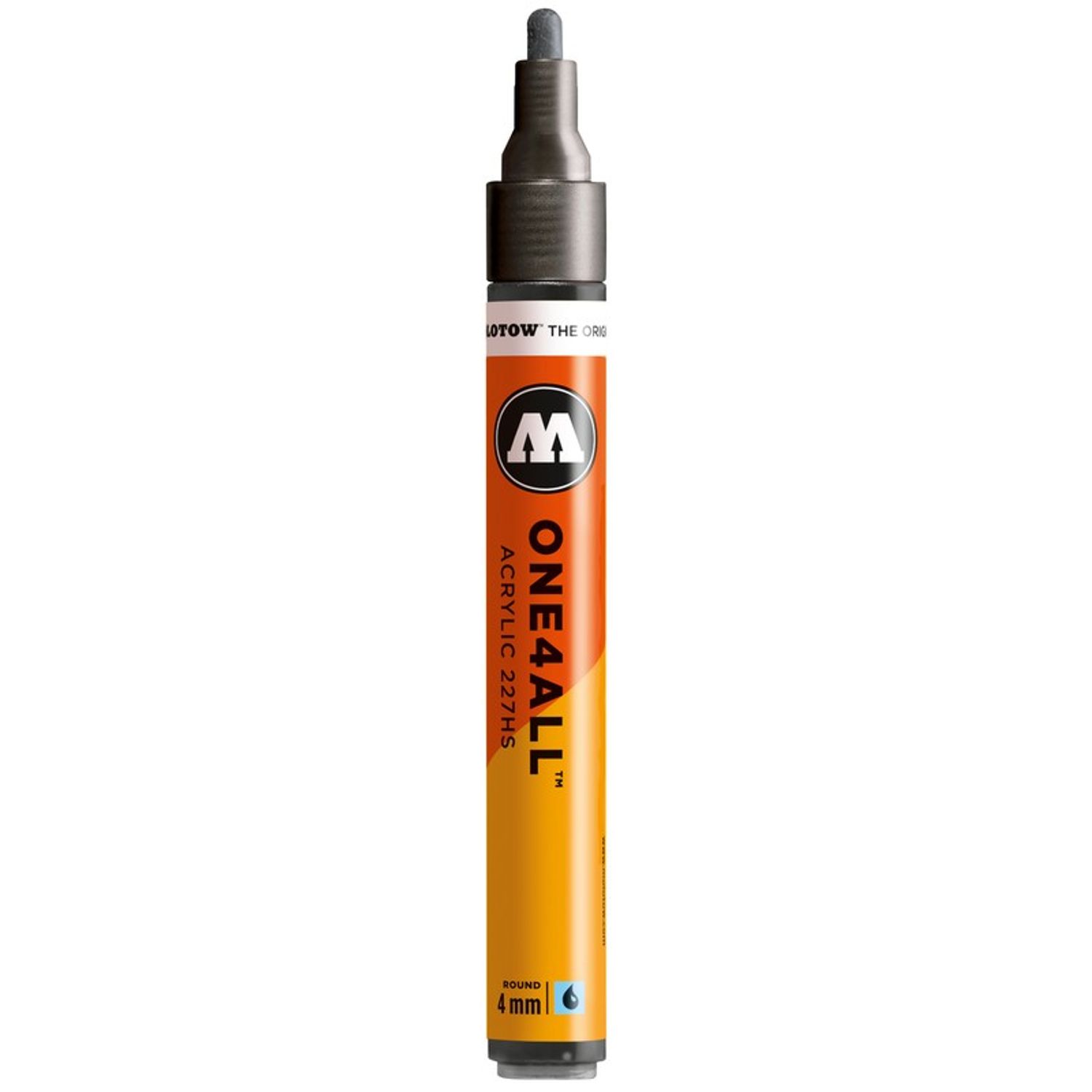 Marker acrilic Molotow One4All 227HS 4mm metallic black fotografia produsului