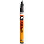 Marker acrilic Molotow One4All 127HS 2mm metallic black fotografia produsului
