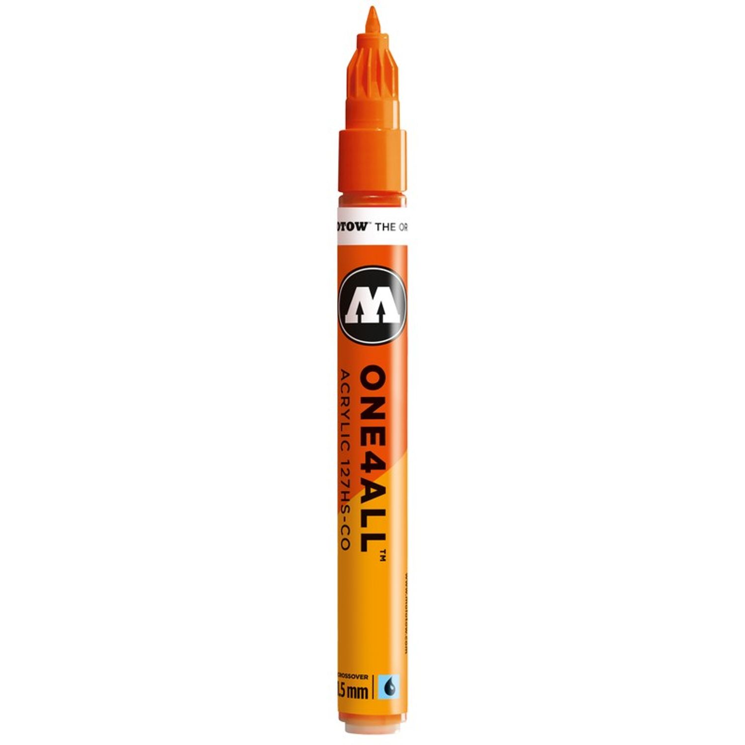 Marker acrilic Molotow One4All127HS-CO1,5mm DARE orange fotografia produsului