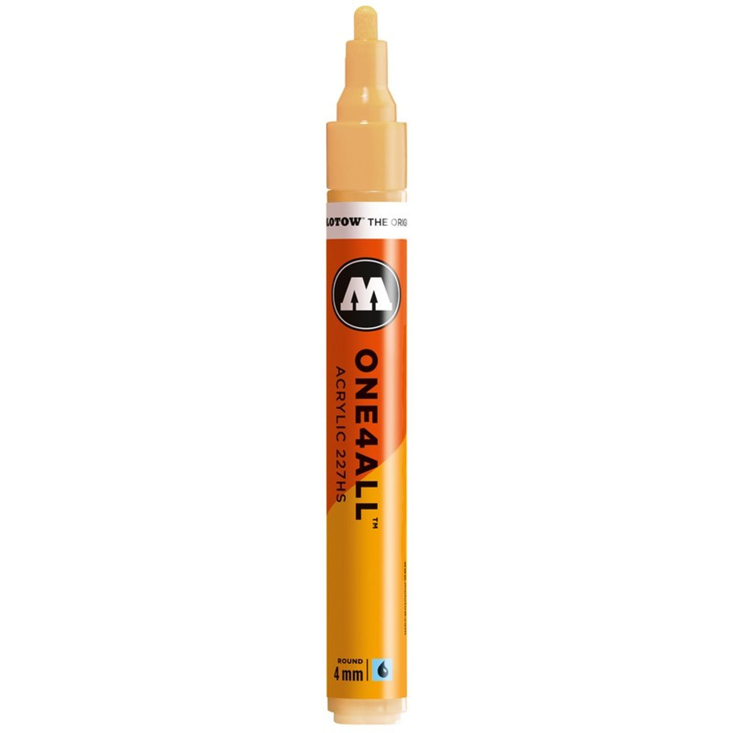 Marker acrilic Molotow One4All 227HS 4mm sahara beige pastel fotografia produsului