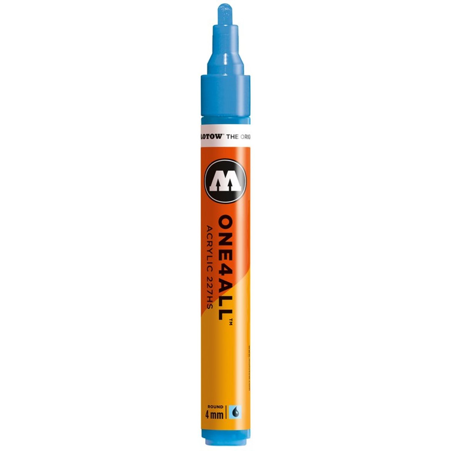 Marker acrilic Molotow One4All 227HS 4mm shock blue middle fotografia produsului