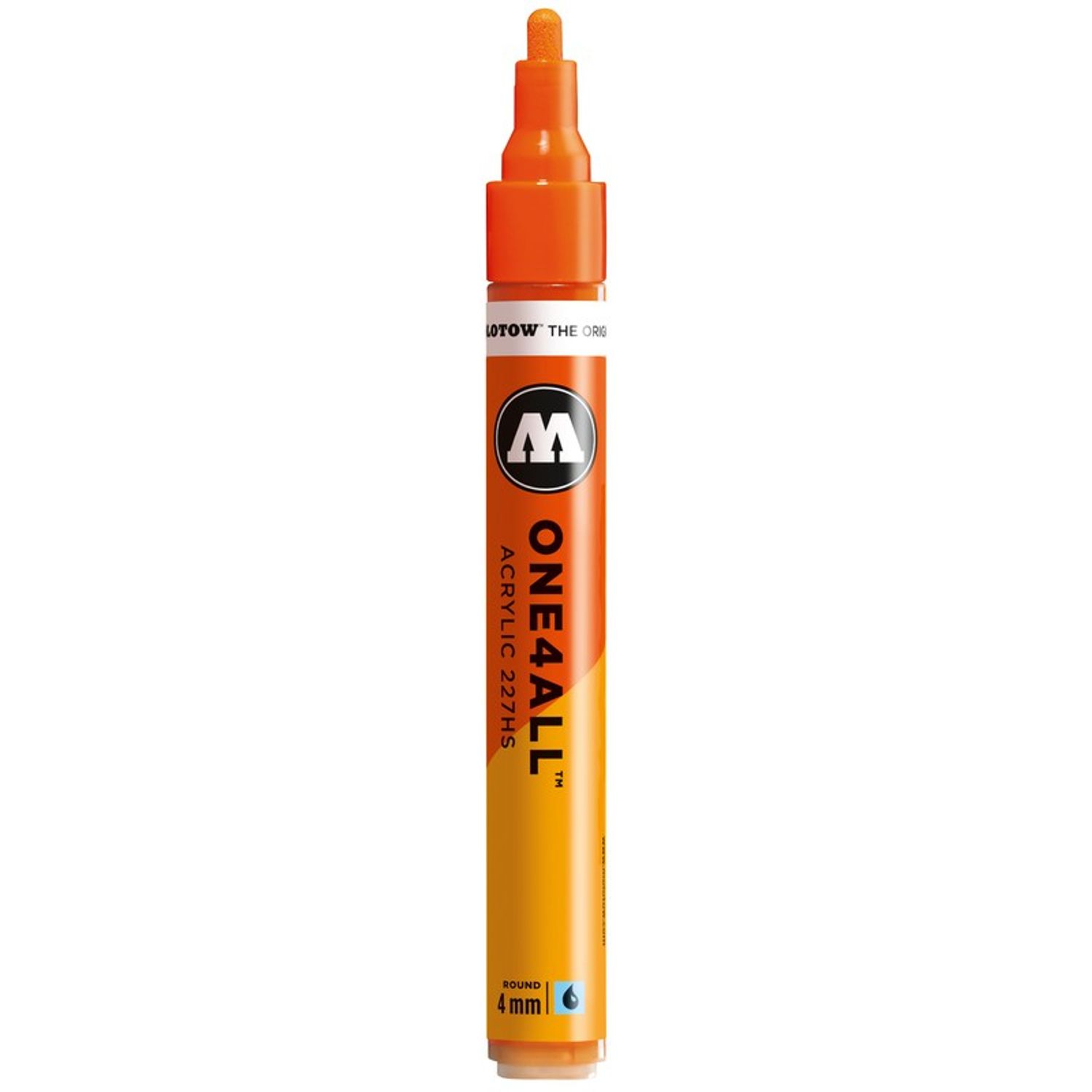 Marker acrilic Molotow One4All 227HS 4mm dare orange fotografia produsului