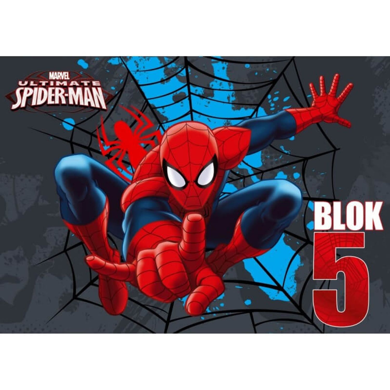 Bloc desen SCOALA A3 130gr/mp 10coli SPIDERMAN Nr5 fotografia produsului