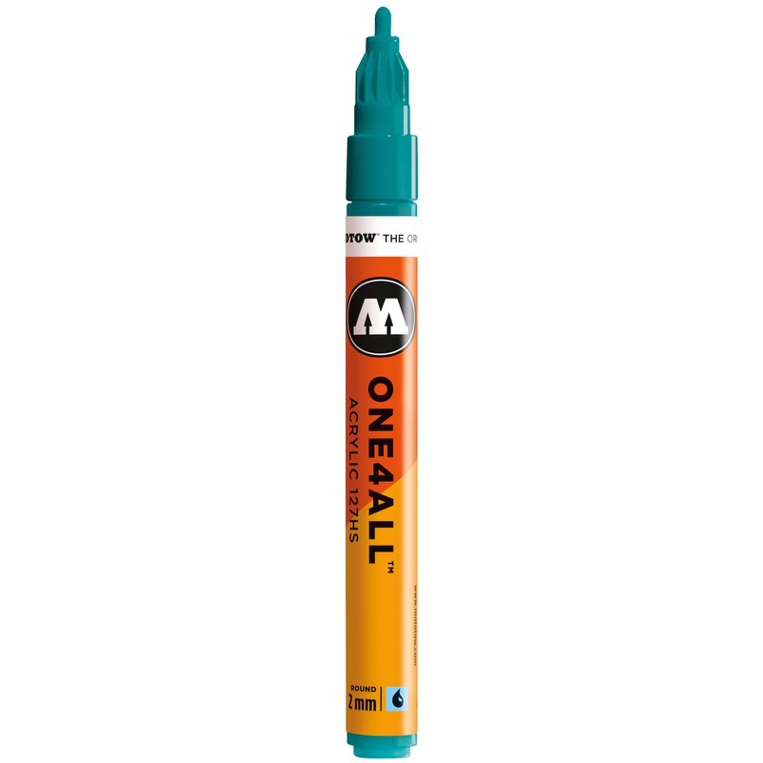 Marker acrilic Molotow One4All 127HS 2mm lagoon blue fotografia produsului