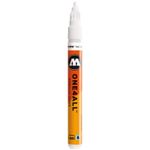 Marker acrilic Molotow One4All 127HS 2mm signal white fotografia produsului