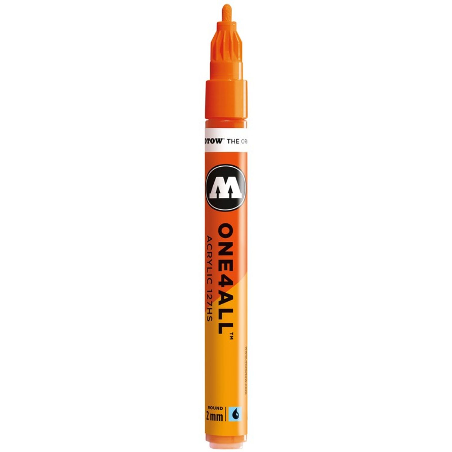 Marker acrilic Molotow One4All 127HS 2mm DARE orange fotografia produsului