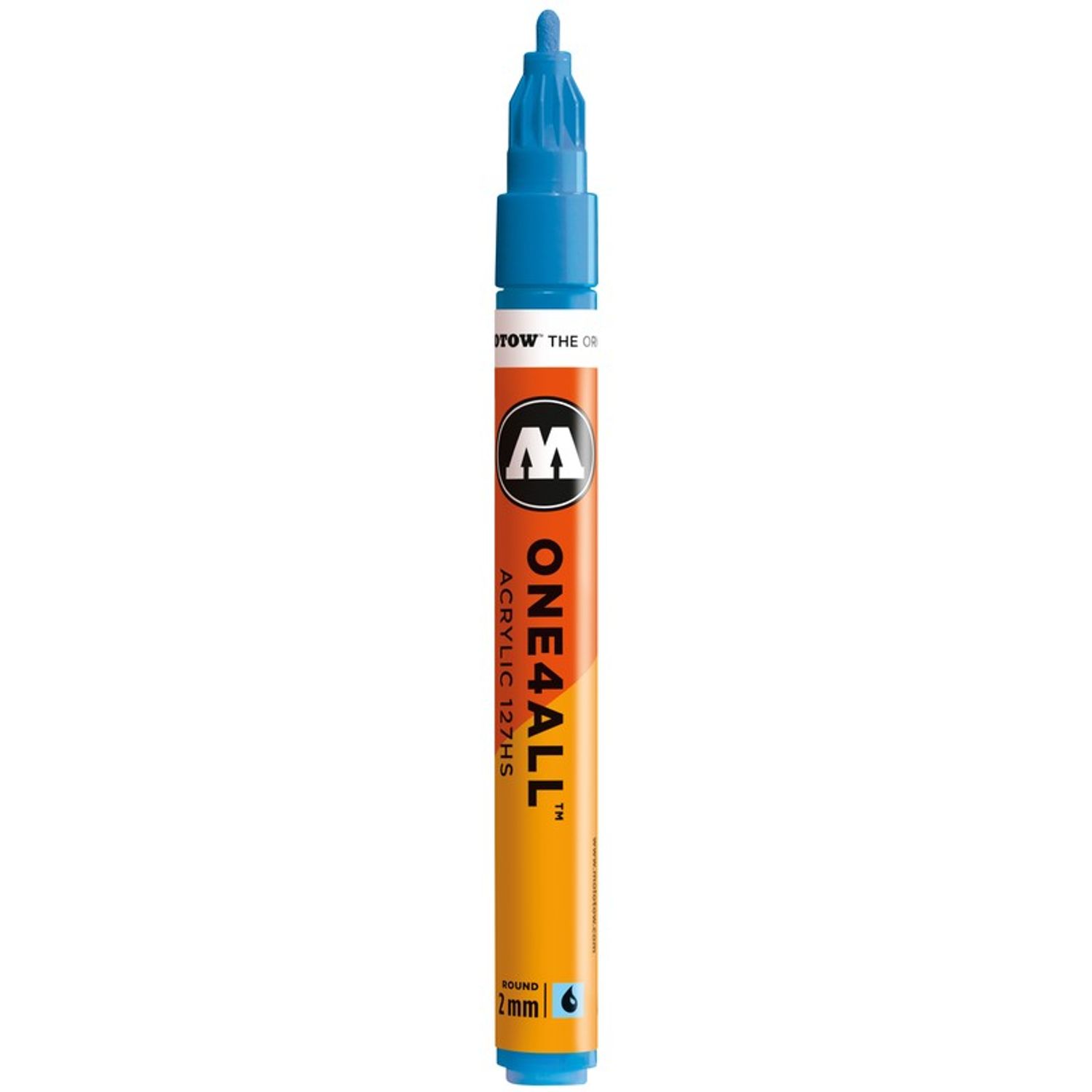 Marker acrilic Molotow One4All 127HS 2mm shock blue middle fotografia produsului