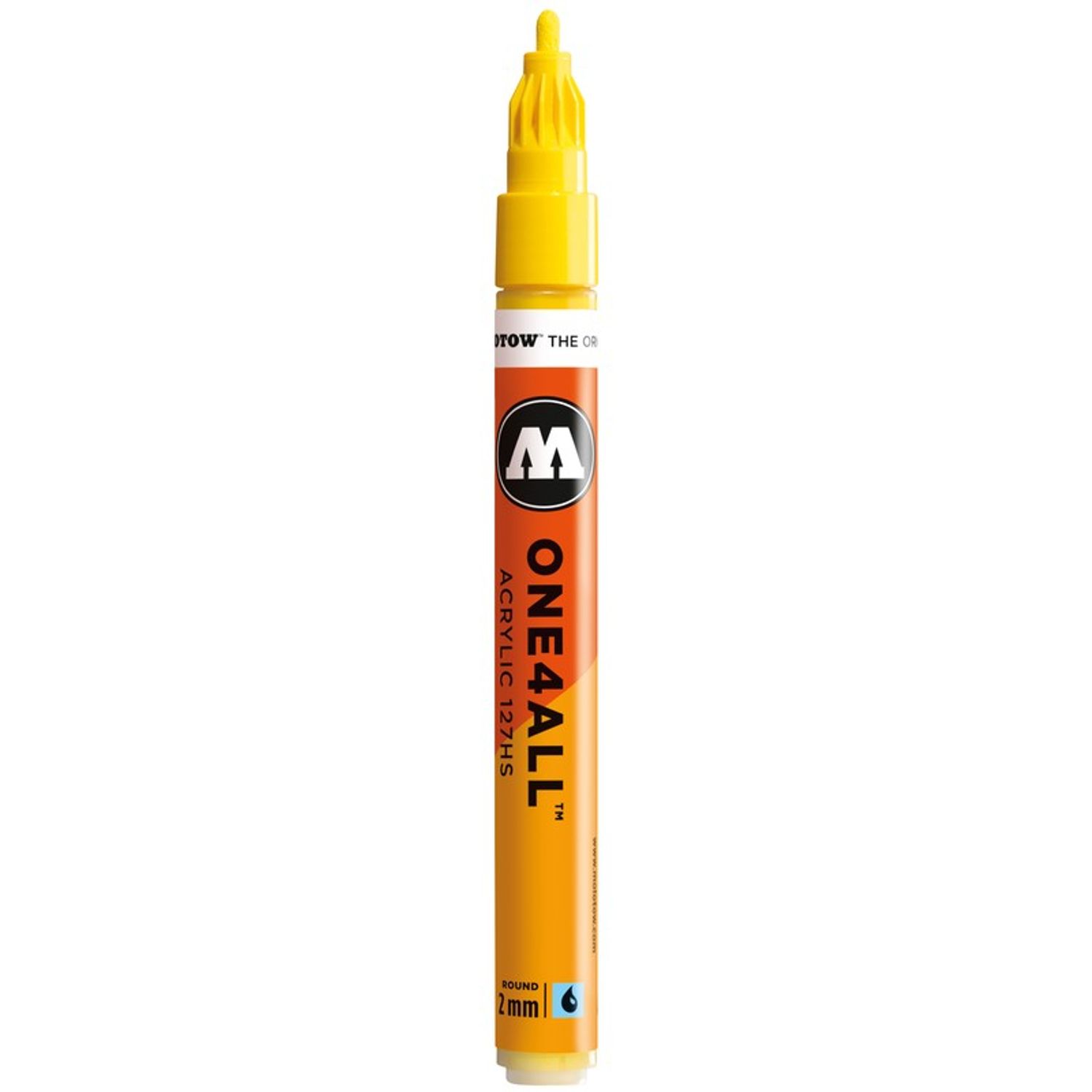 Marker acrilic Molotow One4All 127HS 2mm zinc yellow fotografia produsului