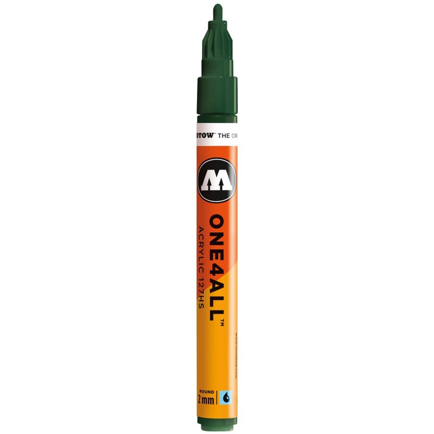 Marker acrilic Molotow One4All 127HS 2mm future green fotografia produsului