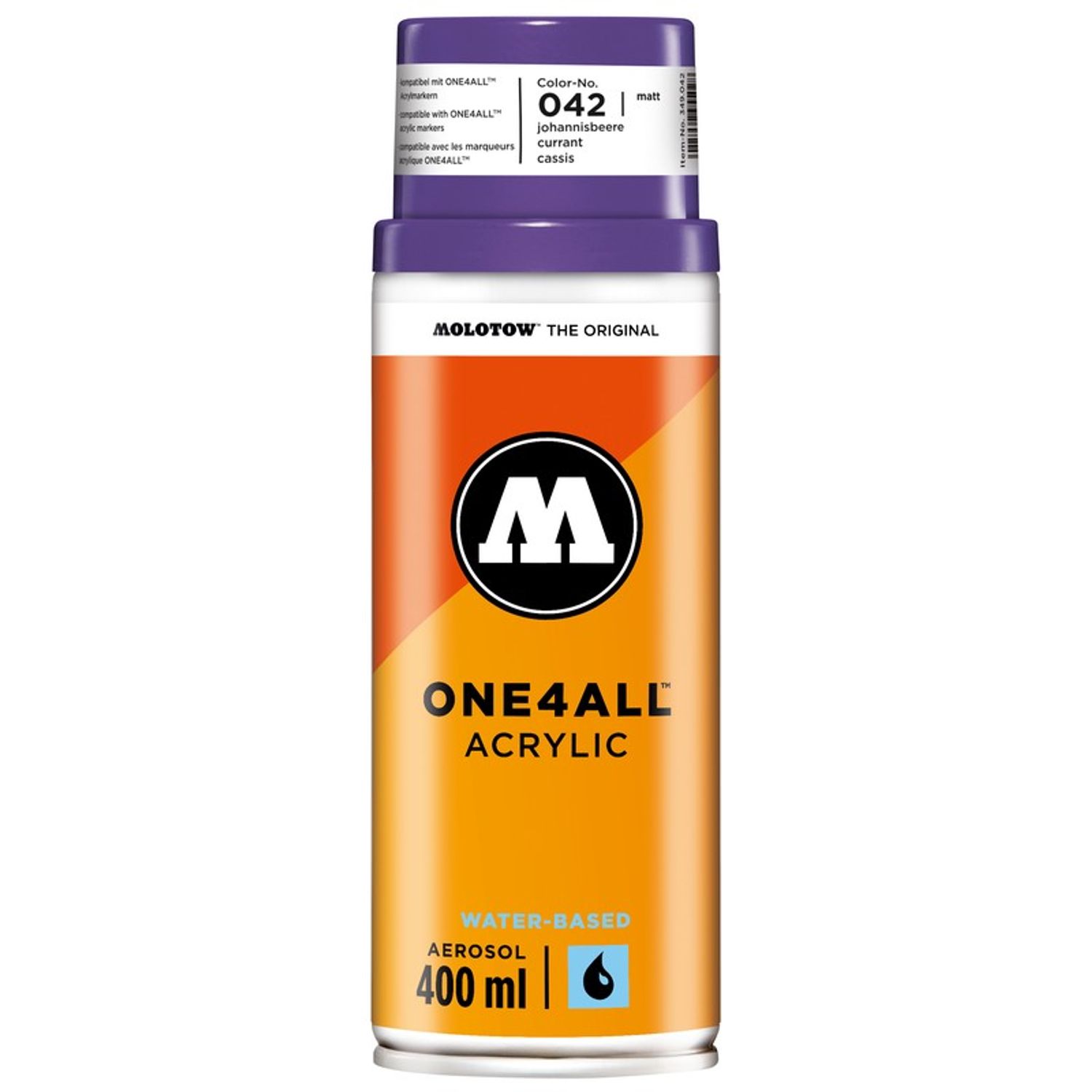 Spray acrilic One4All Molotow 400ml currant fotografia produsului