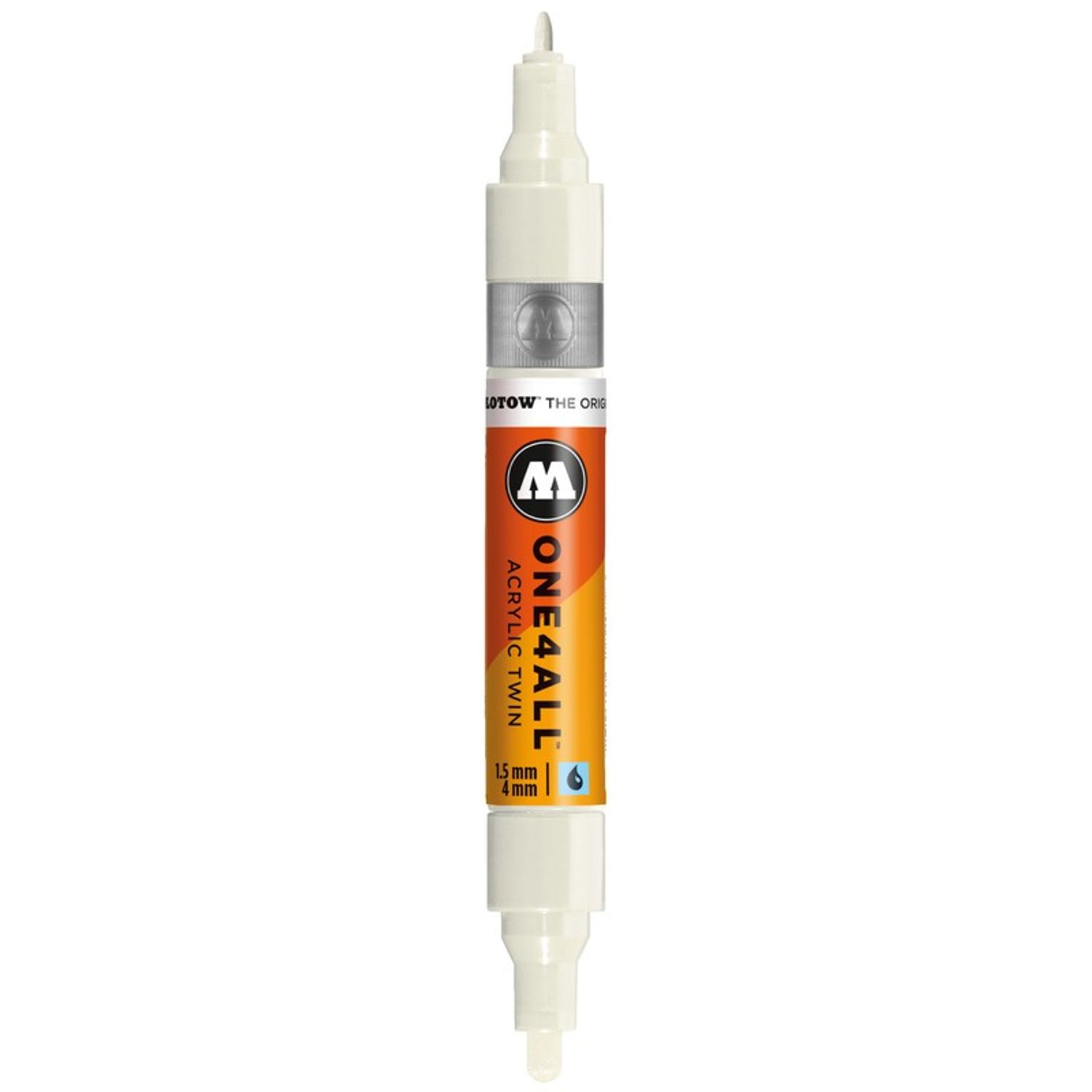 Marker acrilic One4All Twin 1,5mm/4mm #229 nature white fotografia produsului