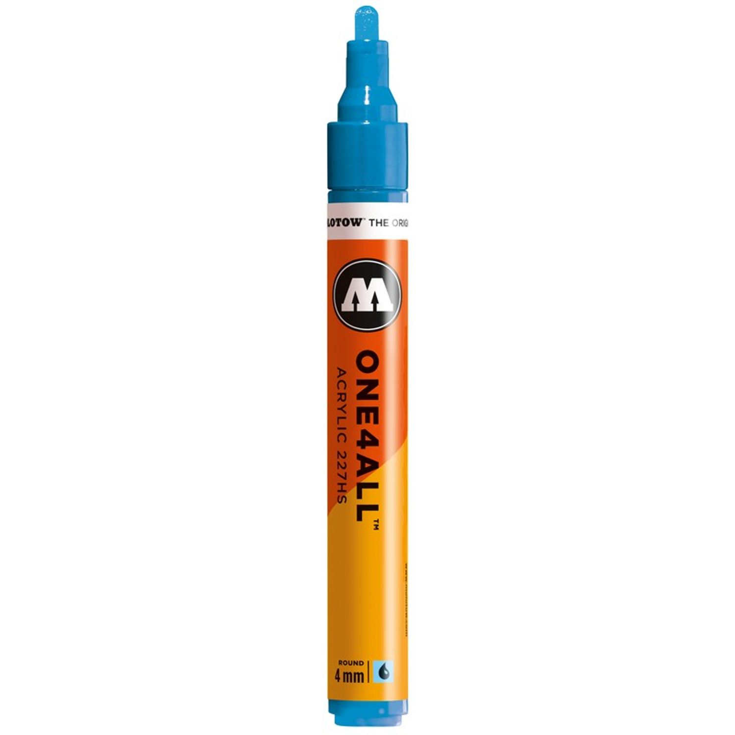Marker acrilic Molotow One4All 227HS 4mm shock blue fotografia produsului
