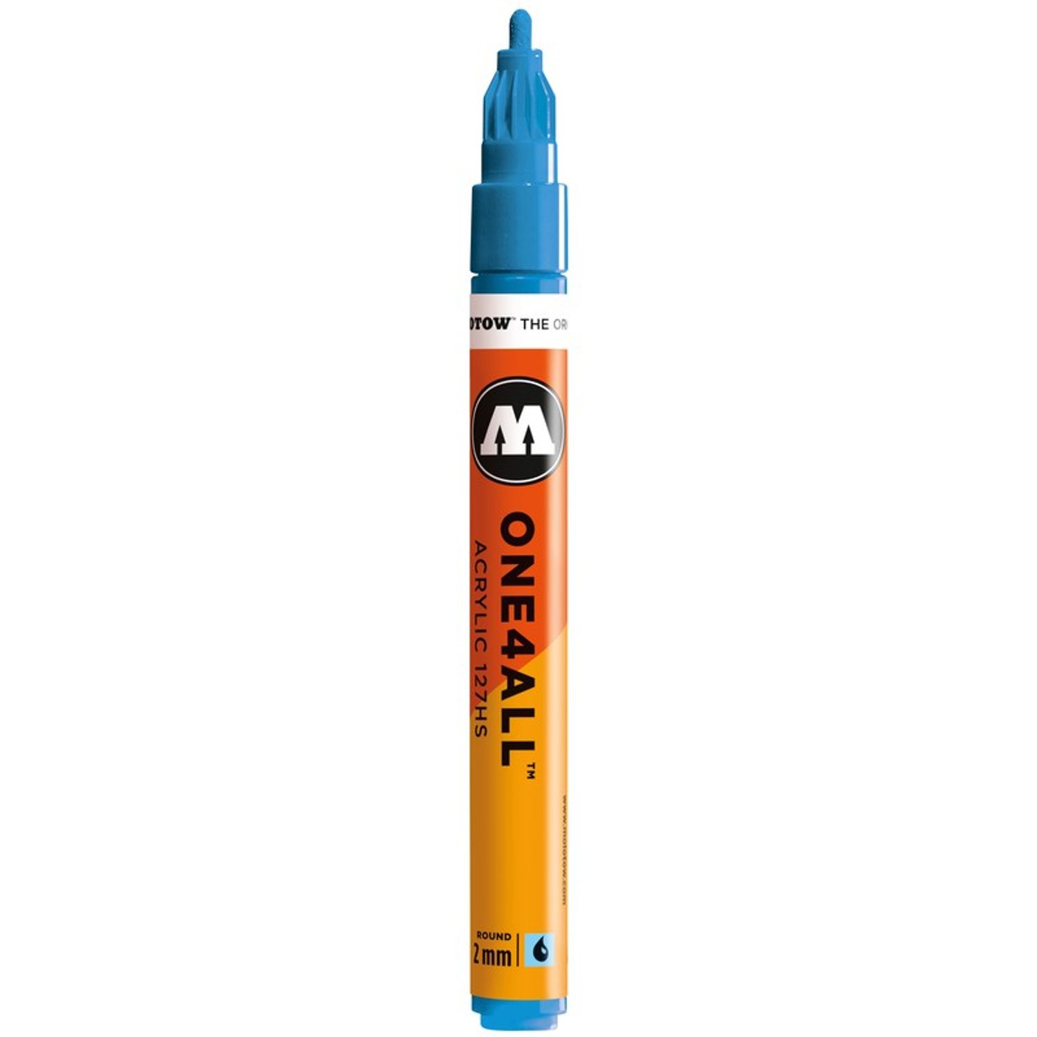 Marker acrilic Molotow One4All 127HS 2mm shock blue fotografia produsului