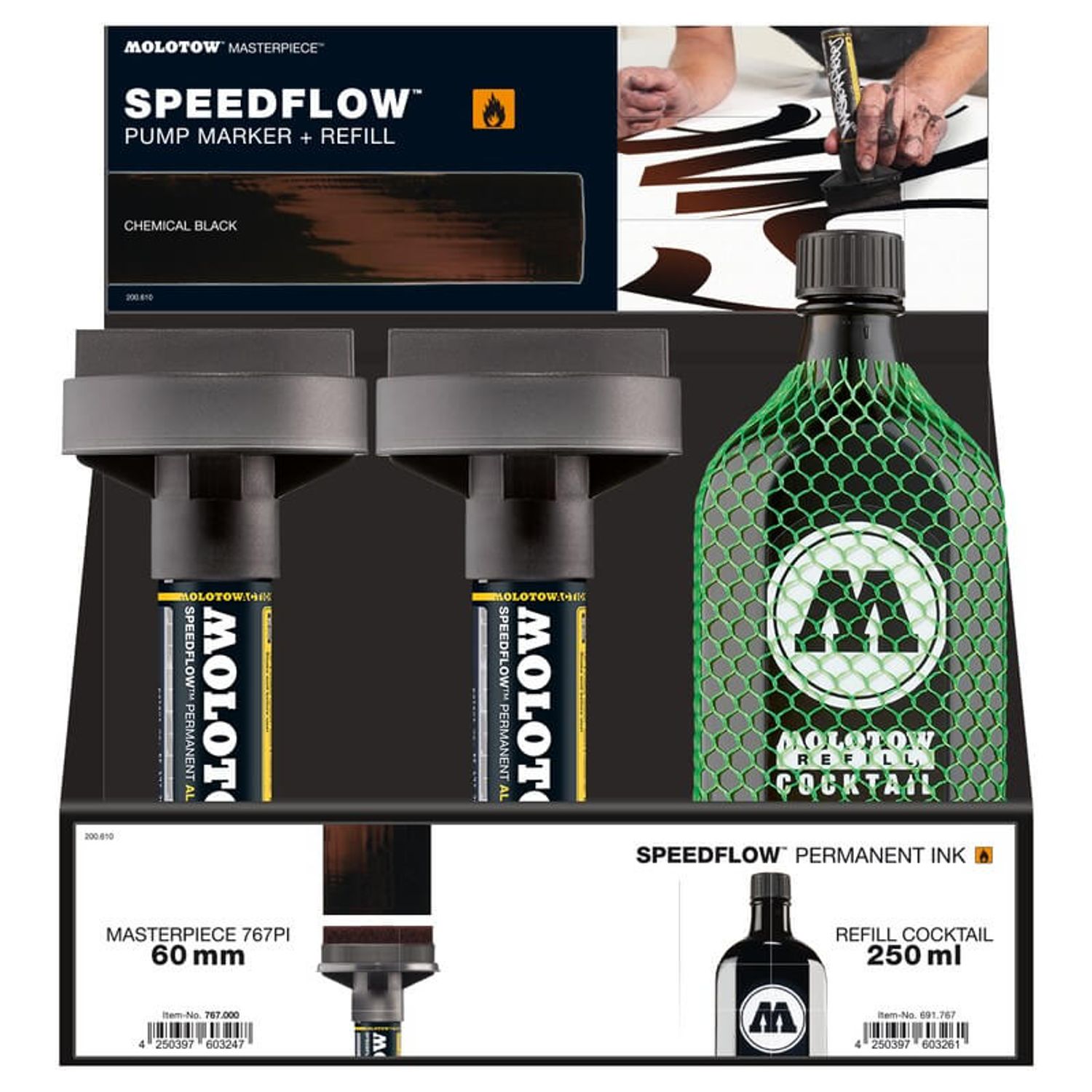 Set Caligrafie, Display Speedflow Ink Set 7 buc fotografia produsului