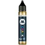 Rezerva pentru decomarker Molotow 30ml metallic gold fotografia produsului