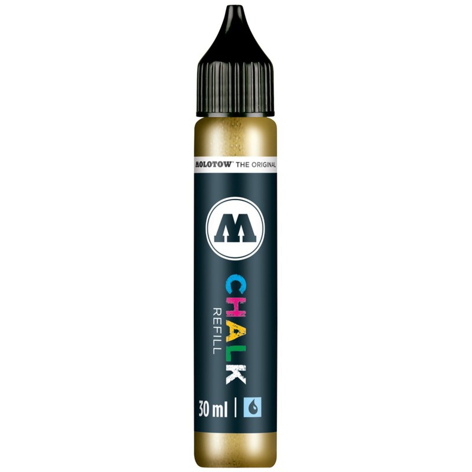 Rezerva pentru decomarker Molotow 30ml metallic gold fotografia produsului