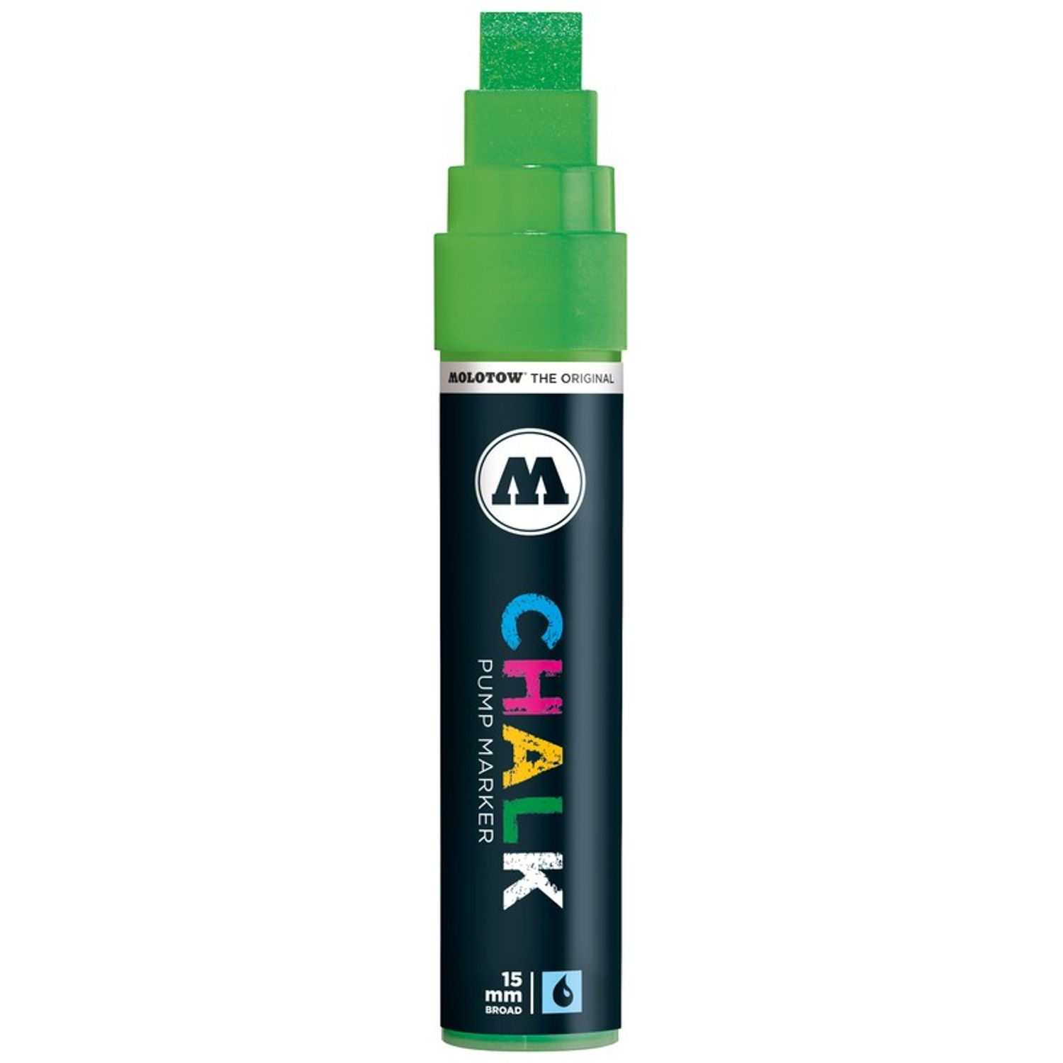 Decomarker Molotow 15mm neon green fotografia produsului