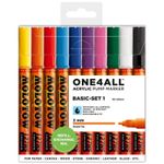 Marker acrilic Molotow One4All 127HS portofel Basic-Set 1 10 buc fotografia produsului