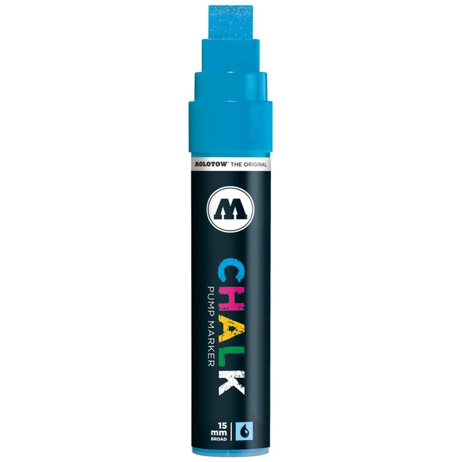 Decomarker Molotow 15mm neon blue fotografia produsului
