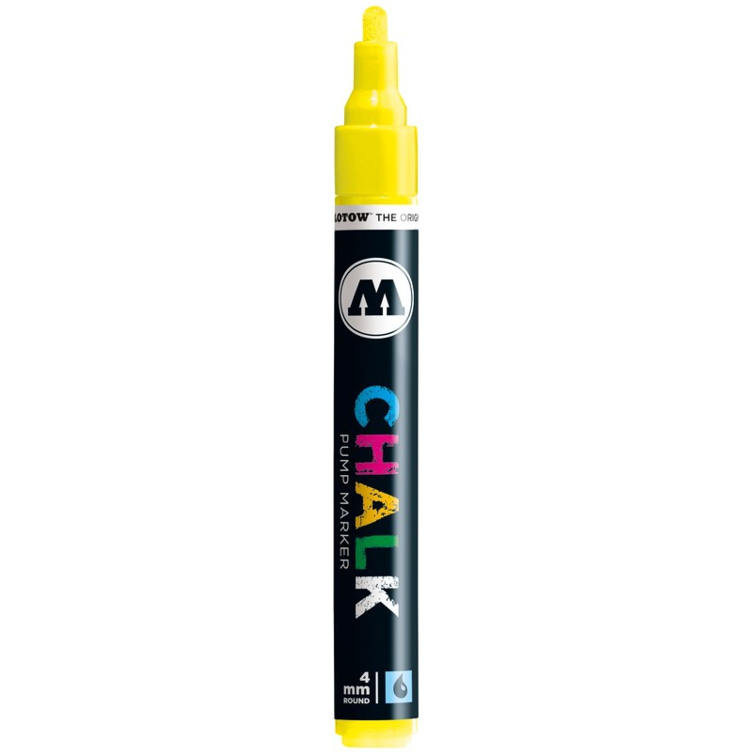 Decomarker Molotow 4mm neon yellow fotografia produsului