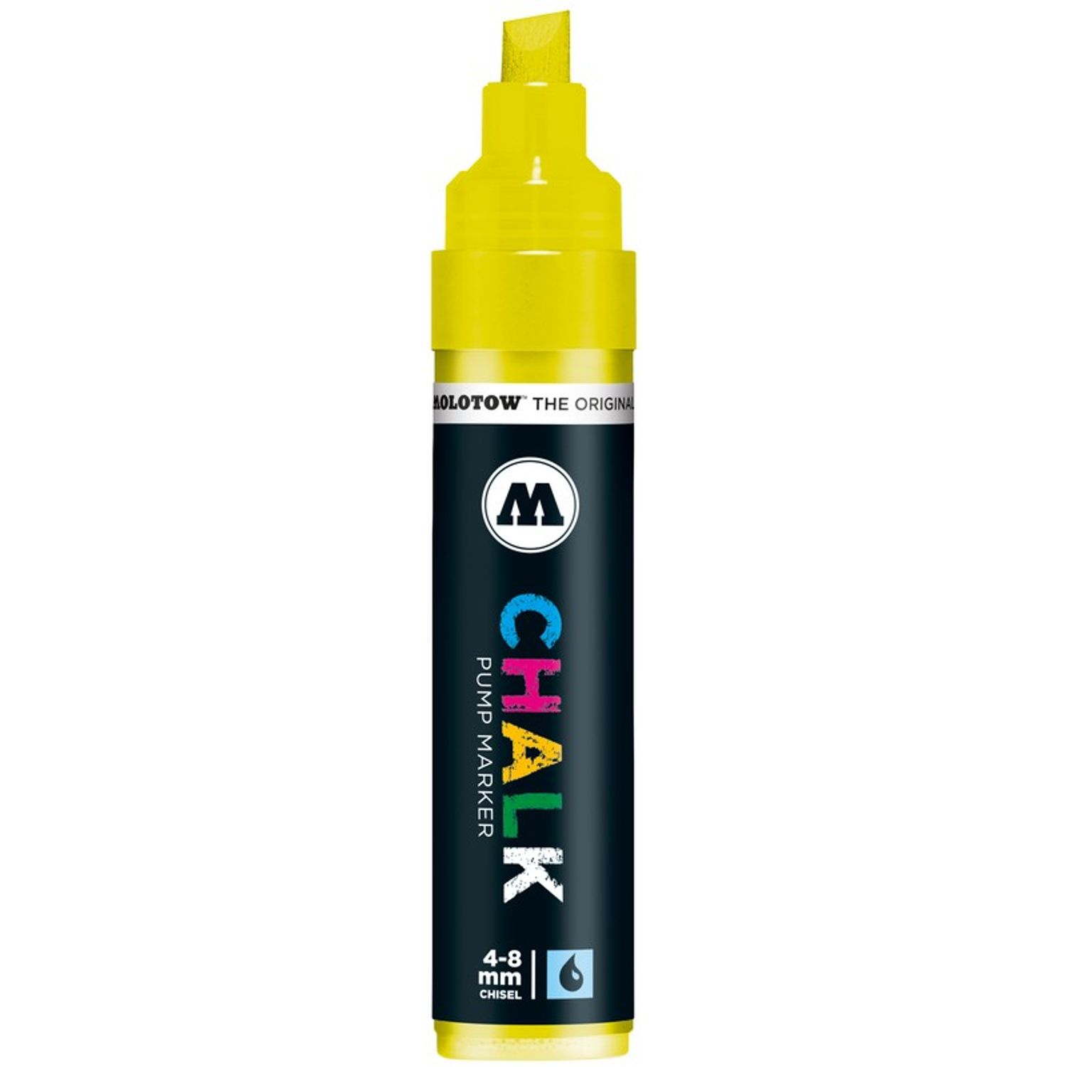 Decomarker Molotow 4-8mm neon yellow fotografia produsului